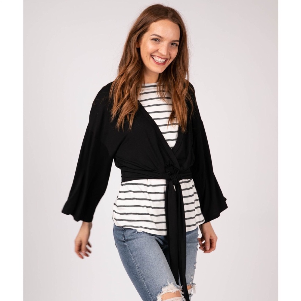 Agnes & Dora Kimono Tie Top